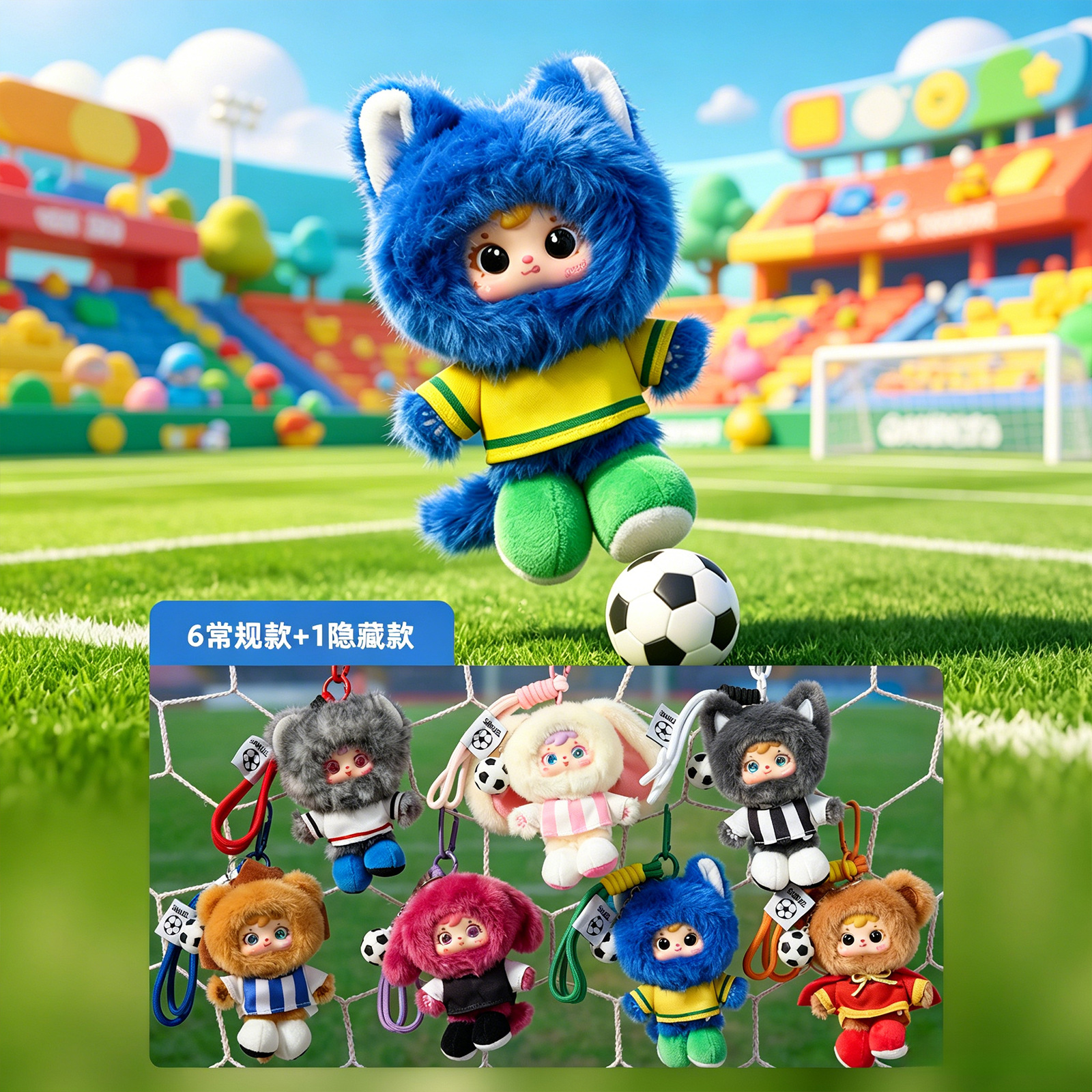 Ref. 5104: Llaveros Deportivos Fútbol Cool